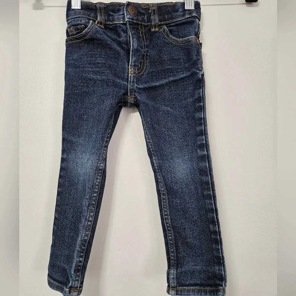 2T boys skinny dark blue jean Oshkosh B'gosh